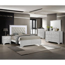  Size_King -- Lyssa B4312-K King Bed with LED - Oat/Frost IMAGE 3