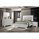  Size_King -- Lyssa B4312-K King Bed with LED - Oat/Frost IMAGE 4