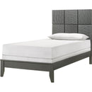  Size_Twin -- Crown Mark Denker Panel Bed IMAGE 1