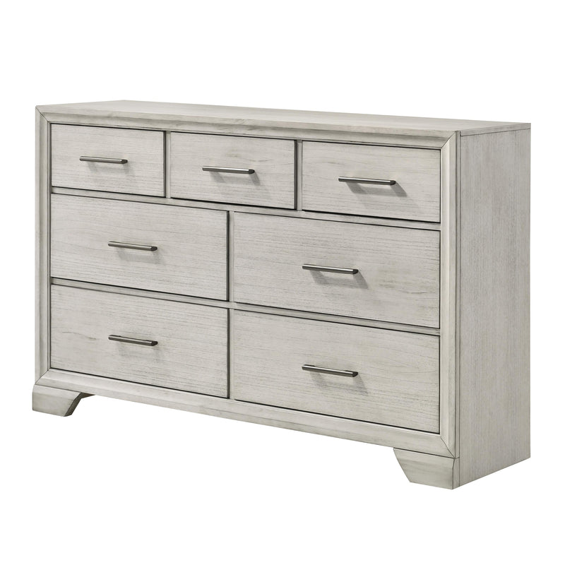  Crown Mark Jaymes B6582-1 Dresser - White Mist IMAGE 1