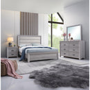  Size_King -- Adelaide B6712-K King Upholstered Bed - Driftwood IMAGE 3