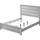  Size_Queen -- Adelaide B6712-Q Queen Upholstered Bed - Driftwood IMAGE 2