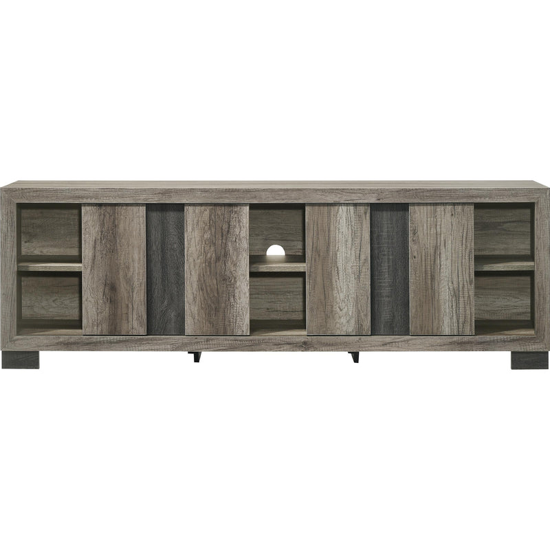  Crown Mark Rangley B6830-99 TV Stand - Grey/Brown IMAGE 2