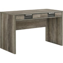  Crown Mark Rangley B6830-DESK Writing Desk - Grey/Brown IMAGE 1