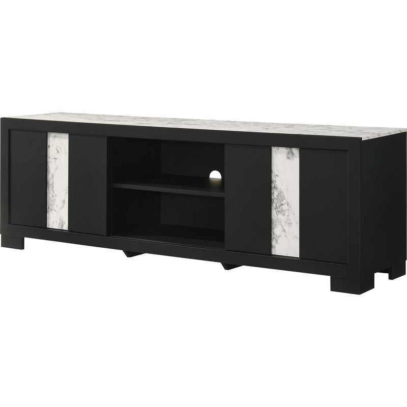  Crown Mark Rangley B6835-99 TV Stand - Black IMAGE 1