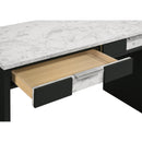  Crown Mark Rangley B6835-DESK Writing Desk - Black IMAGE 4