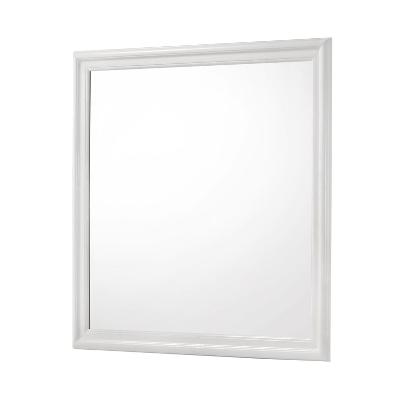  Crown Mark Amalia B6912-11 Dresser Mirror - White IMAGE 1