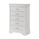 Crown Mark Amalia B6912-4 Chest - White IMAGE 1