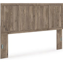  Signature Design by Ashley Rusticott PCB2260-58 King Panel Headboard IMAGE 1