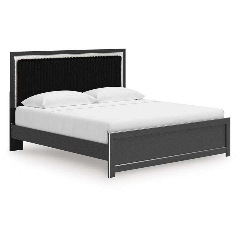  Size_King -- Zuraleus PCB3380B10 King Upholstered Platform Bed IMAGE 1