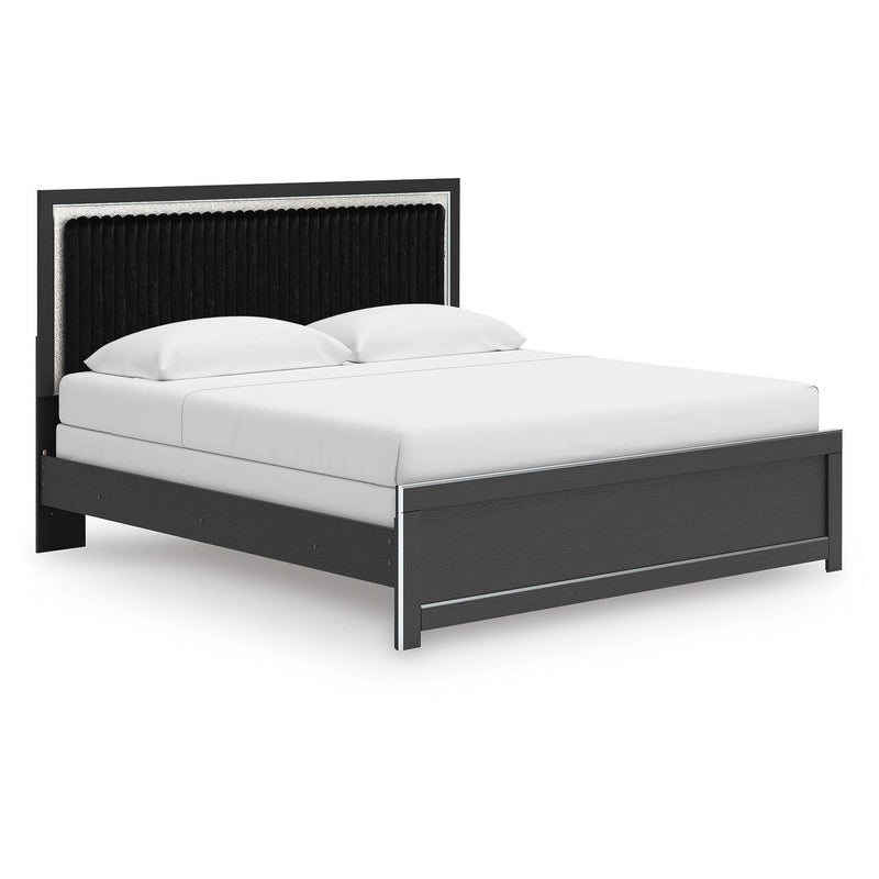 Size_King -- Zuraleus PCB3380B12 King Upholstered Panel Bed IMAGE 1