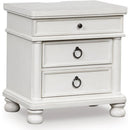  Signature Design by Ashley Rowlenstown PCB823-93 Three Drawer Night Stand IMAGE 1