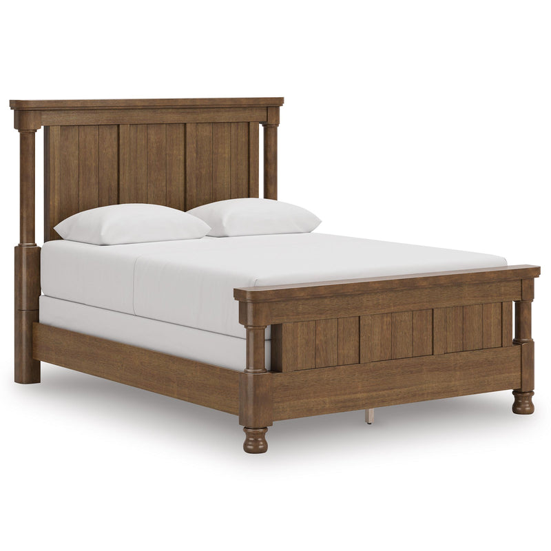  Size_Queen -- Signature Design by Ashley Rowlenstown Poster Bed IMAGE 1