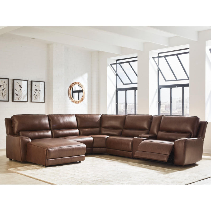  Signature Design by Ashley DeepWakes PCU62607S19 6 pc Power Reclining Sectional with Chaise IMAGE 2