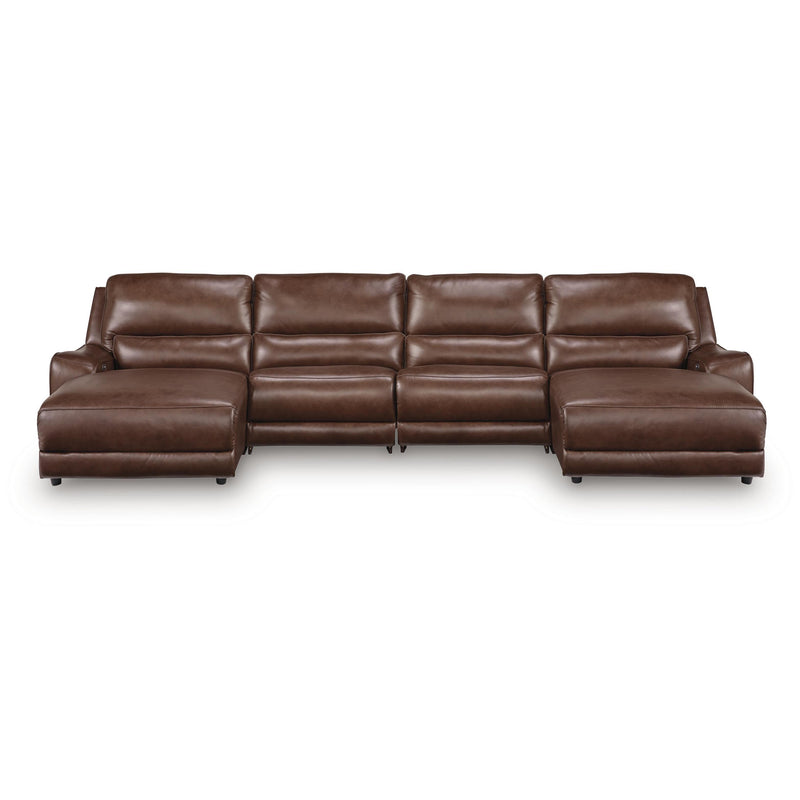  Signature Design by Ashley DeepWakes PCU62607S37 4 pc Reclining Sectional with Double Chaise IMAGE 1
