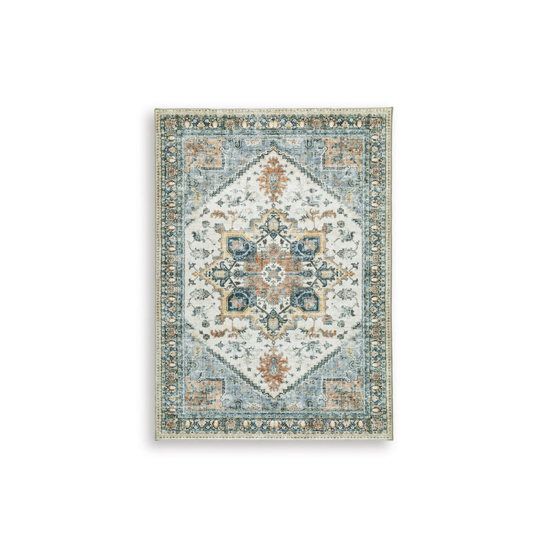  Size_5' x 6'11" -- Signature Design by Ashley Wallney Memory Foam Rug IMAGE 1