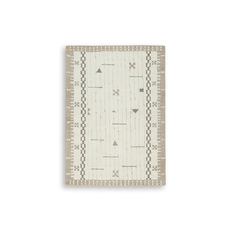  Size_5' x 6'10" -- Signature Design by Ashley Dot Rug IMAGE 1