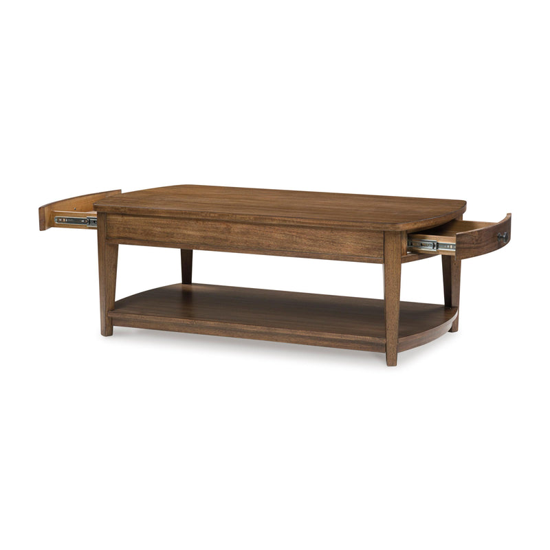  Signature Design by Ashley Burkbyer T513-1 Rectangular Cocktail Table IMAGE 2