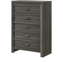  Crown Mark Valor B9335-4 Chest - Grey IMAGE 1