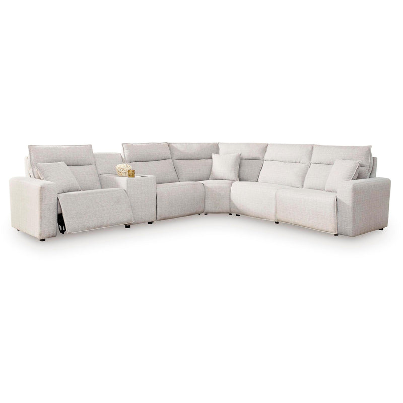  Manufacturer Color_Stone -- ModMax II 65907S36 6 pc Reclining Sectional with Console IMAGE 1