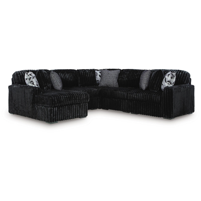  Signature Design by Ashley Midnight-Madness 98103S21 5 pc Sectional with Chaise IMAGE 1