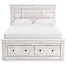  Size_Queen -- Makidern PCB1171B10 Queen Panel Storage Bed IMAGE 2