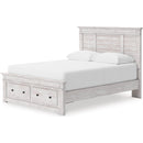  Size_Queen -- Makidern PCB1171B10 Queen Panel Storage Bed IMAGE 5