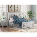  Size_Queen -- Makidern PCB1171B10 Queen Panel Storage Bed IMAGE 9