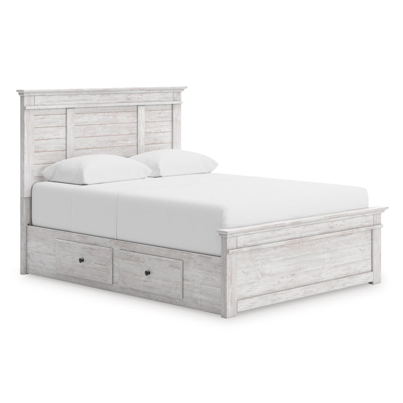  Size_Full -- Signature Design by Ashley Makidern Panel Bed with Storage IMAGE 1