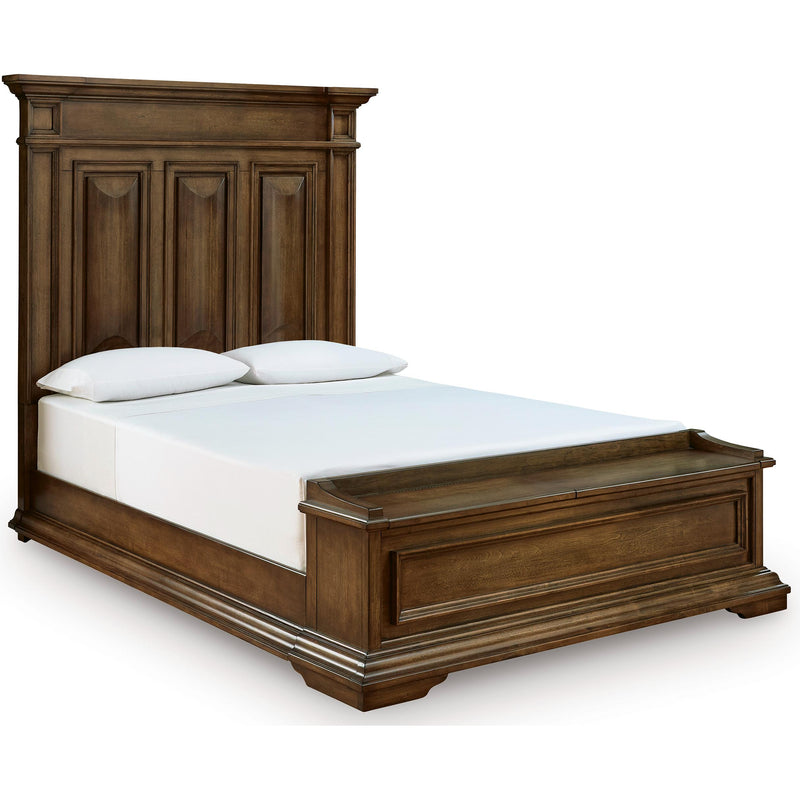  Size_Queen -- Signature Design by Ashley Frantanna Panel Bed with Storage IMAGE 1
