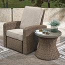  Signature Design by Ashley Laguna Heights PCP790-706 Round End Table with Umbrella Option IMAGE 9