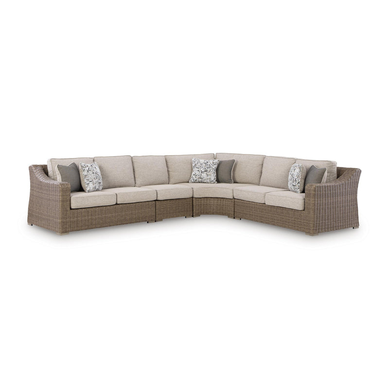  Signature Design by Ashley Laguna Heights PCP790P2 4 pc Outdoor Sectional IMAGE 1