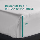  Tempur-Pedic TEMPUR-Adapt Luxe Egyptian Cotton Sheets - White (California King ) IMAGE 3