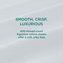  Tempur-Pedic TEMPUR-Adapt Luxe Egyptian Cotton Sheets - White (California King ) IMAGE 6