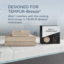  Tempur-Pedic TEMPUR breeze cooling Sheet Set Sandstone (Split King) IMAGE 8