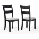  Crown Mark Lester 2231SET-LG 6 pc Dinette - Light Grey IMAGE 4
