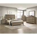  Size_Queen -- Valor B9332-Q Queen Bed - Light Brown IMAGE 3