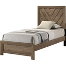  Size_Twin -- Crown Mark Valor Panel Bed IMAGE 1