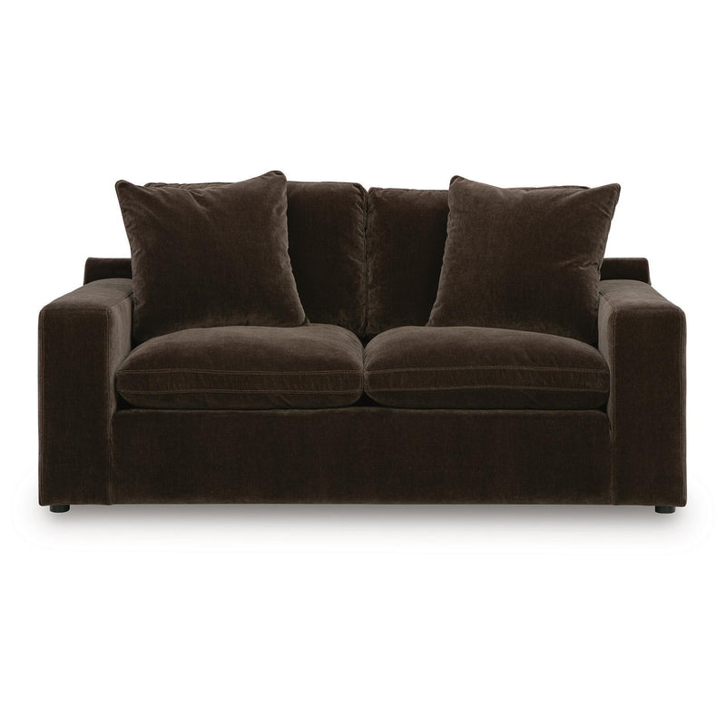  Manufacturer Color_Bittersweet -- Benchcraft Maxton Heights Stationary Fabric Loveseat IMAGE 1