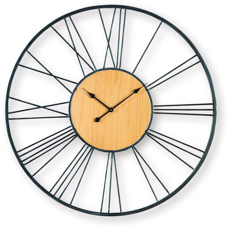  Signature Design by Ashley Brockett A8010452 Wall Clock IMAGE 1
