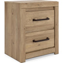 Benchcraft Brozmont 2-Drawer Nightstand B1045-92 IMAGE 3