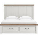  Size_King -- Savonport B4615B11 King Panel Storage Bed IMAGE 3