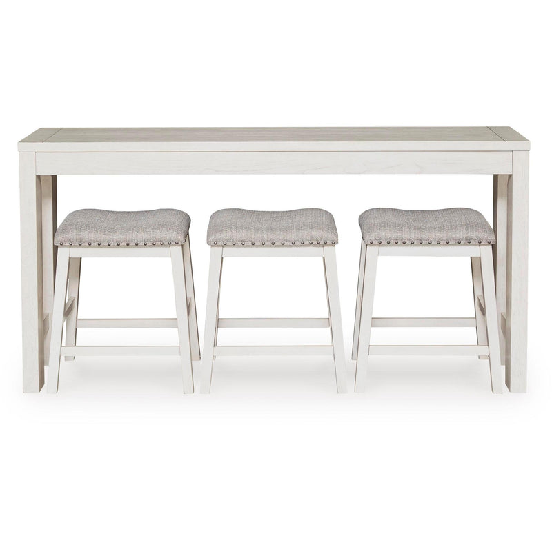 Signature Design by Ashley Robbinsdale 4 pc Counter Height Dinette D642-113 IMAGE 2
