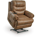  Signature Design by Ashley Revived and Restored Leather Look Lift Chair with Heat PC8240712 IMAGE 3