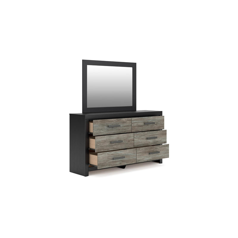  Signature Design by Ashley Broachmyn 6-Drawer Dresser with Mirror PCB1118-31/PCB1118-36 IMAGE 2