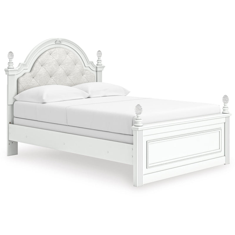 Size_Full -- Kozlani PCB1819B6 Full Upholstered Panel Bed IMAGE 1