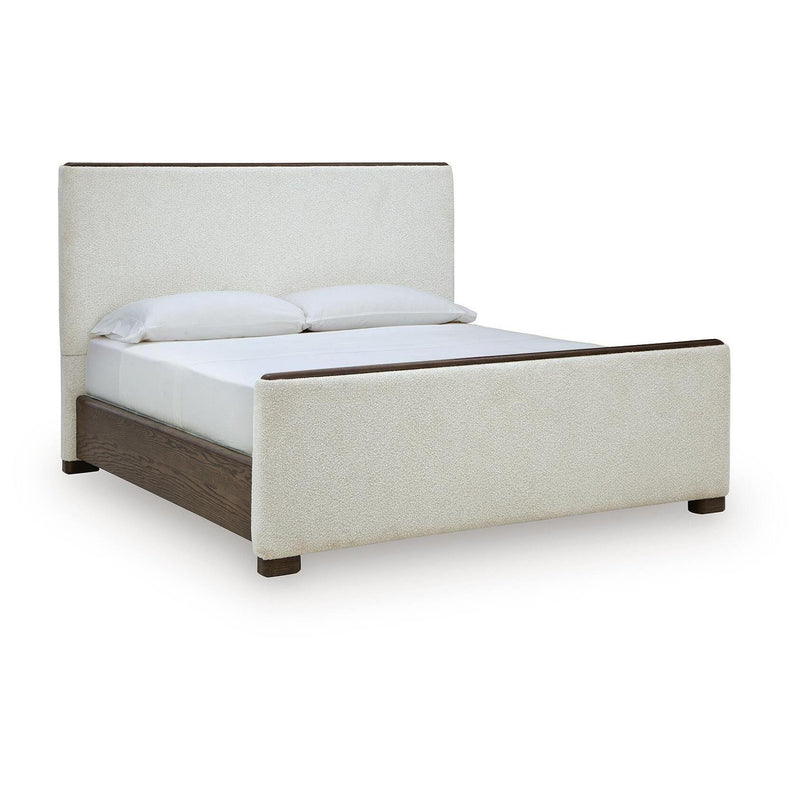  Size_Queen -- Signature Design by Ashley Radkin Upholstered Panel Bed IMAGE 1