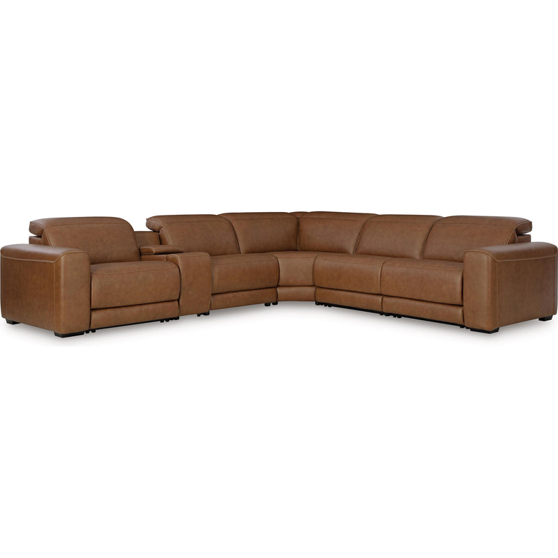  Signature Design by Ashley Magic Man Power Reclining Leather Match 6 pc Sectional PCU1070031/PCU1070046A/PCU1070057/PCU1070058/PCU1070062/PCU1070077 IMAGE 1
