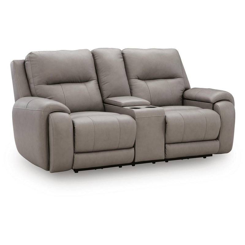  Signature Design by Ashley Real-Moments Power Reclining Loveseat PCU1370018A IMAGE 1