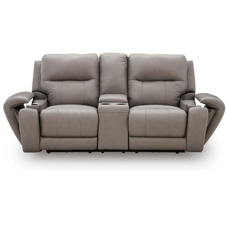  Signature Design by Ashley Real-Moments Power Reclining Loveseat PCU1370018A IMAGE 2